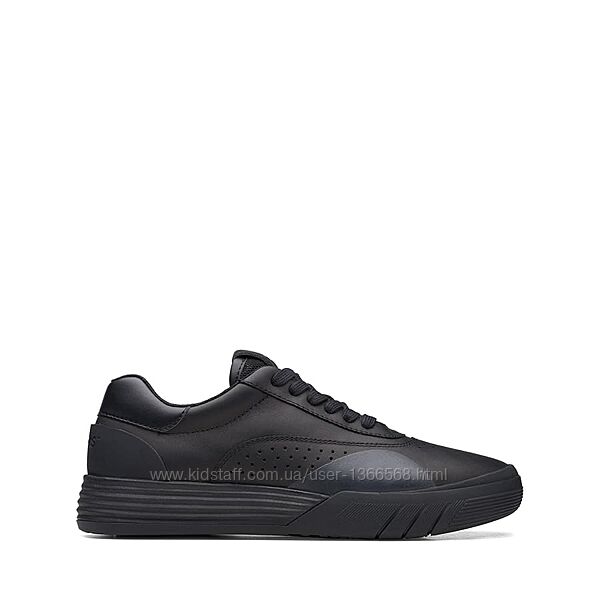Шкіряні кеди Clarks cica lace o black