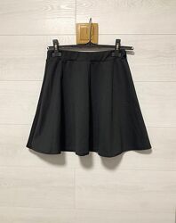 Черная юбка клеш Boohoo