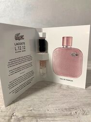 Парфюмированная вода Lacoste silver rose l.12.12 пробник 2 мл