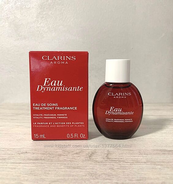 Парфюмированный спрей для тела Clarins eau dynamisante 15 мл