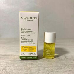 Масло для лица Clarins lotus face treatment oil 2 мл