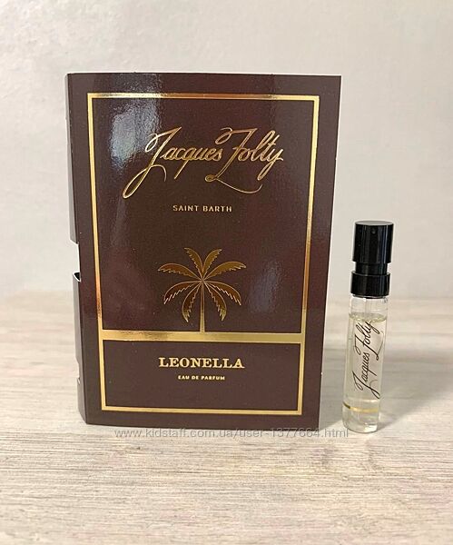Парфюмированная вода Jacques Zolty saint barth leonella пробник 2 мл