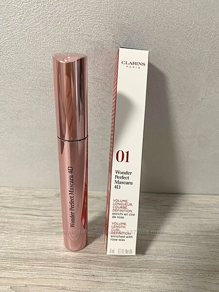Тушь для ресниц с эффектом 4d Clarins wonder perfect 4d mascara