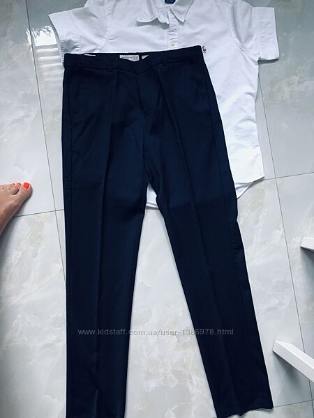 Шкільні брюки. Zara. Сорочка у подарунок