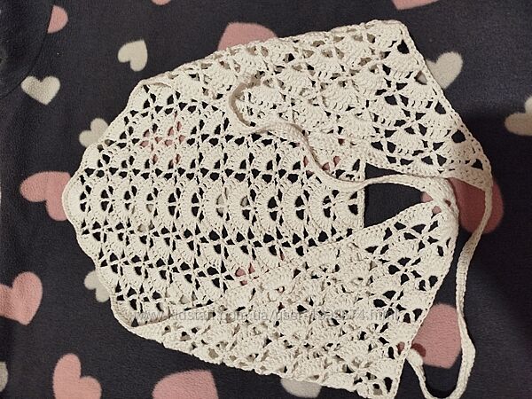 Косынка вязаная крючком