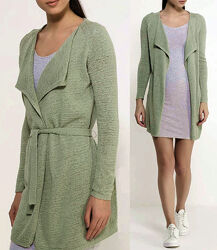 Кофта на запах хаки зеленая кофта с поясом кардиган кофта з поясом S/M