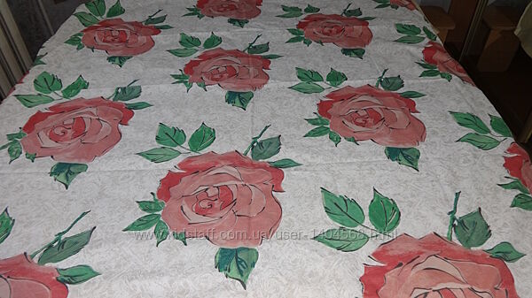 Штора с ярким крупным рисунком