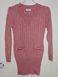 тёплый длинный свитер, джемпер, туника