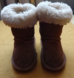 Замшевые угги, зимние сапожки