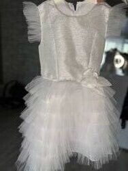 Святкова біла сукня р.110-116,116-122