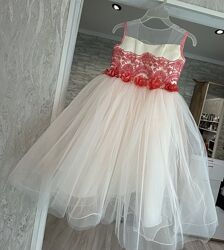 Святкова сукня з бантом р.116-122