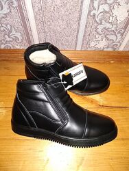 Шикарні зимові шкіряні-кожа черевики фірми kangfu Акція до Свят