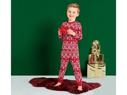 Натуральная хлопковая пижама Lupilu 1-2, 2-4лет