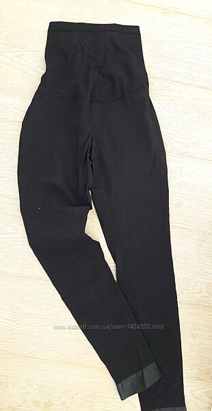 Классические стрейчевые штаны для беременной, 34, XS Motherhood