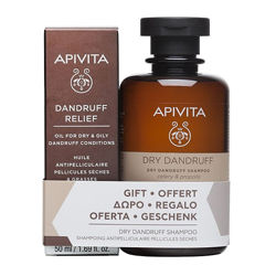 Apivita масло от перхоти и шампунь в подарок 