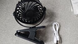 Вентилятор міні з кліпсою