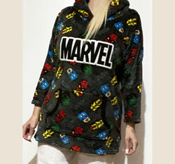 M-L Marvel one size велюрова товстовка домашня кофта зимова тепла