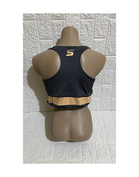 Xl спортивний топ фітнес ліф жіночий сірий з чашками