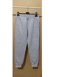 Xs спортивні штани начос теплі зимові сірі жіночі високі глибокі гумка