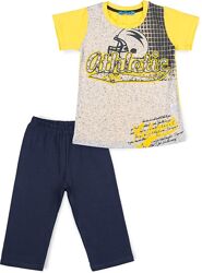  Стильная трикотажная пижама Athletic для мальчика. 
