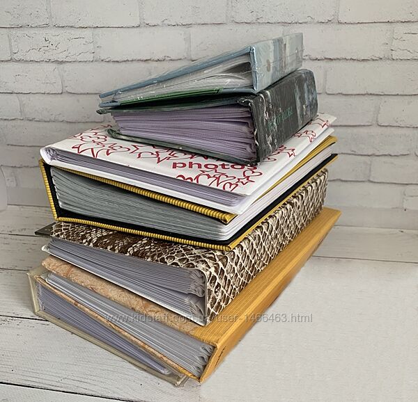 Фотоальбоми 7шт оргонайзер для фотографій колекційних листівок Ціна за всі