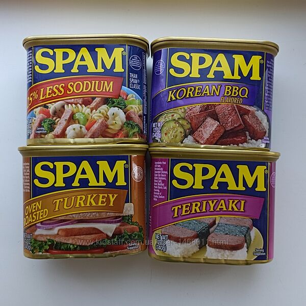Класична американська консервована шинка, Спам , SPAM,