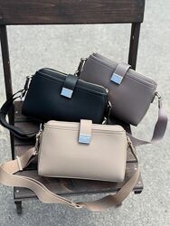 Сумка кросс боді клатч спорт на шлейці текстильна багет міні David Jones