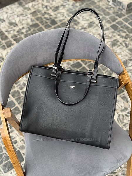 Сумка тоут шопер класична спорт широка шлейка David Jones 7785