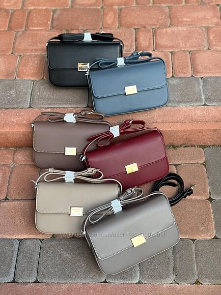 Сумка кросс боді клатч спорт на шлейці текстильна багет міні David Jones