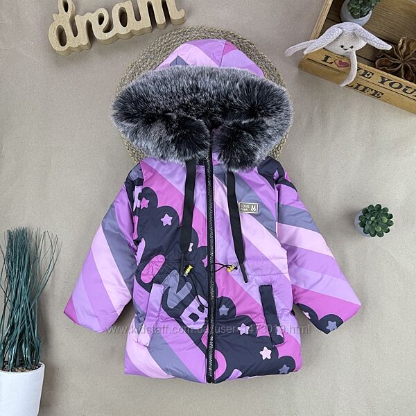 Куртка зимова дівчинка