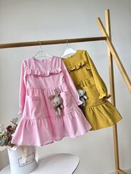 Сукня вельвет з іграшкою