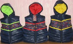 Жилет для хлопчиків. з зеленою стрічкою 98 розмір. з червоною 116