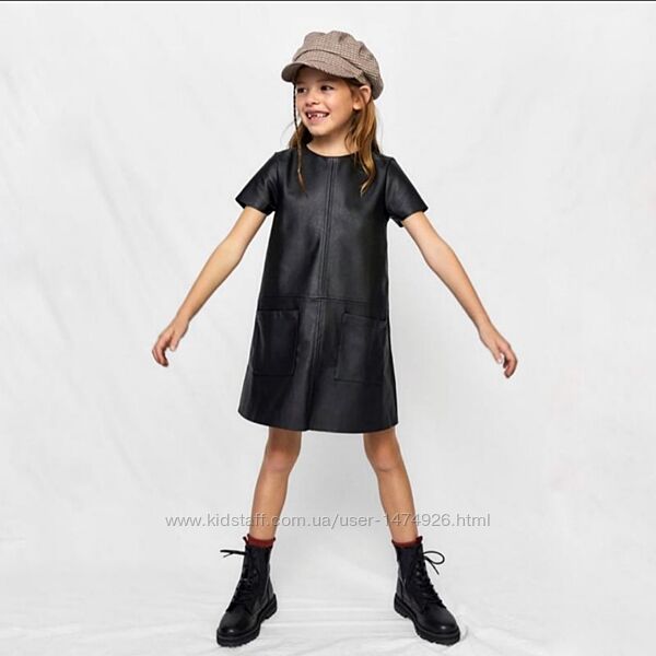Платье еко кожа Zara 134/9