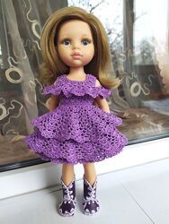 Красивое нарядное  платье для куклы Паола Рейна Paola Reina