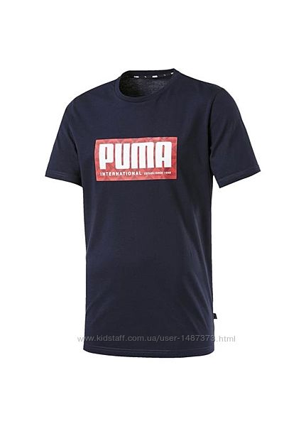 Футболка puma logo aop pack graphic tee  оригинал  