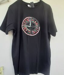 Футболка с вышивкой Stone Island, Италия