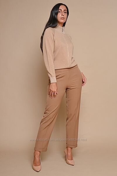 Брюки кофейного цвета Paquito Pronto Moda, Италия