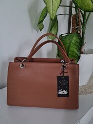 Сумка светло-коричневого цвета Leather Country, Италия 