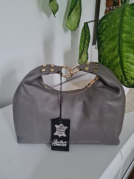 Сумка с оригинальной ручкой Leather Country, Италия