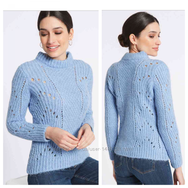 Пуловер грубої вязки  джемпер  свитер  оверсайз  светр m&s
