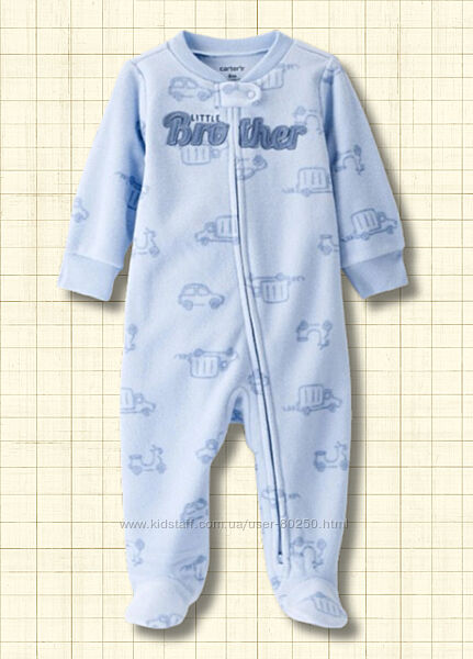 Флісовий сліп CARTERS 6м, 9м. Пакунок малюка