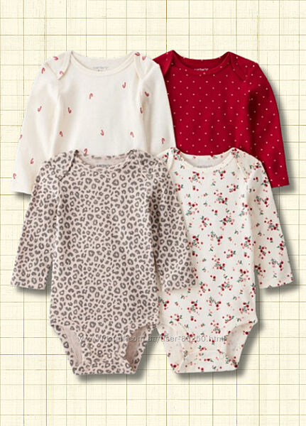 Комплекти боді від CARTERS  9м 67-72см. Пакунок малюка. Новинка