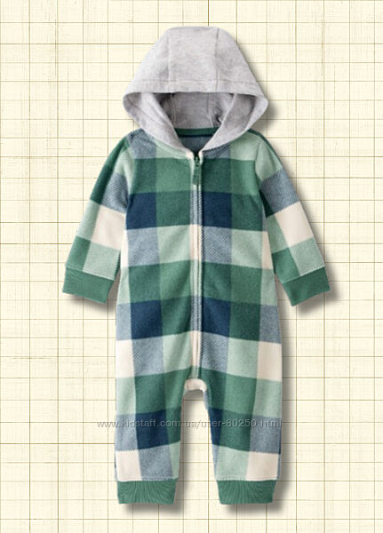 Флісовий чоловічок CARTERS  12-18м, 18-24м. Пакунок малюка. Нова колекція