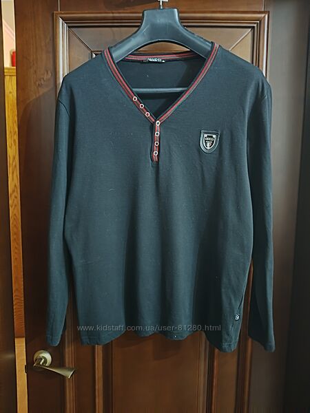 Чоловіча футболка чорного кольору розмір XL 