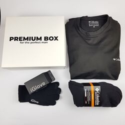 Набор PREMIUM BOX. Термобелье и термоноски Columbia, iGlove перчатки. Термо
