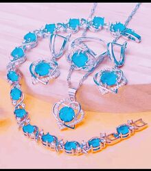 Элегантный голубой набор 925