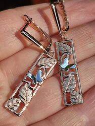 Серёжки в  позолоте 585