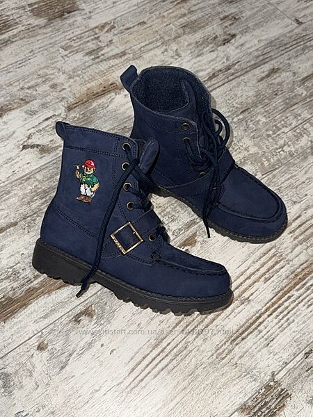 Шкіряні чобітки Polo Ralph Lauren 31-32р