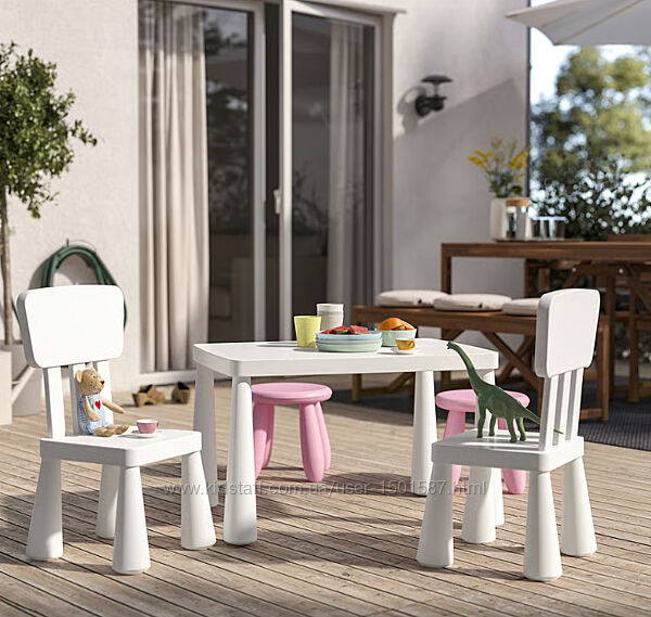 Стіл, столик дитячий, стол дeтский Mammut, Маммут Икeа IKE