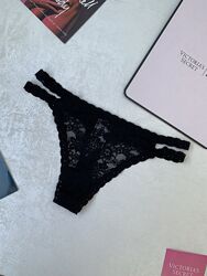Кружевные трусики стринги victoria&acutes secret, оригинал 